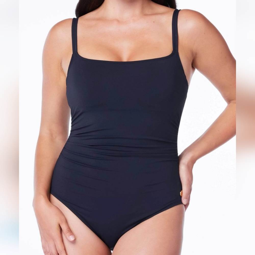 BleuRod Beattie, Black, Size 10 One-Piece Swimsuit